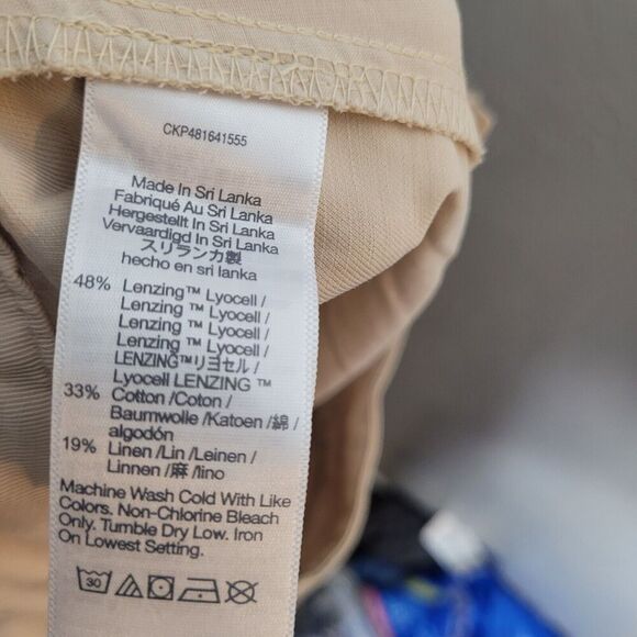 Madewell Harlow Wide-Leg Pants Harvest Moon khakis womens sz 4 tan high rise NWT - Picture 10 of 11